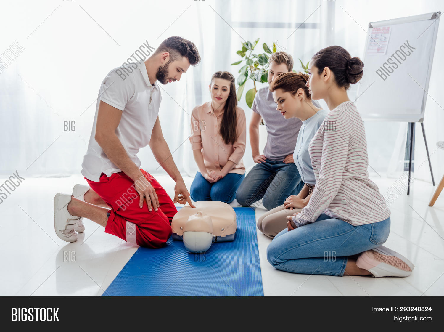 Instructor Gesturing Image & Photo (Free Trial) Bigstock