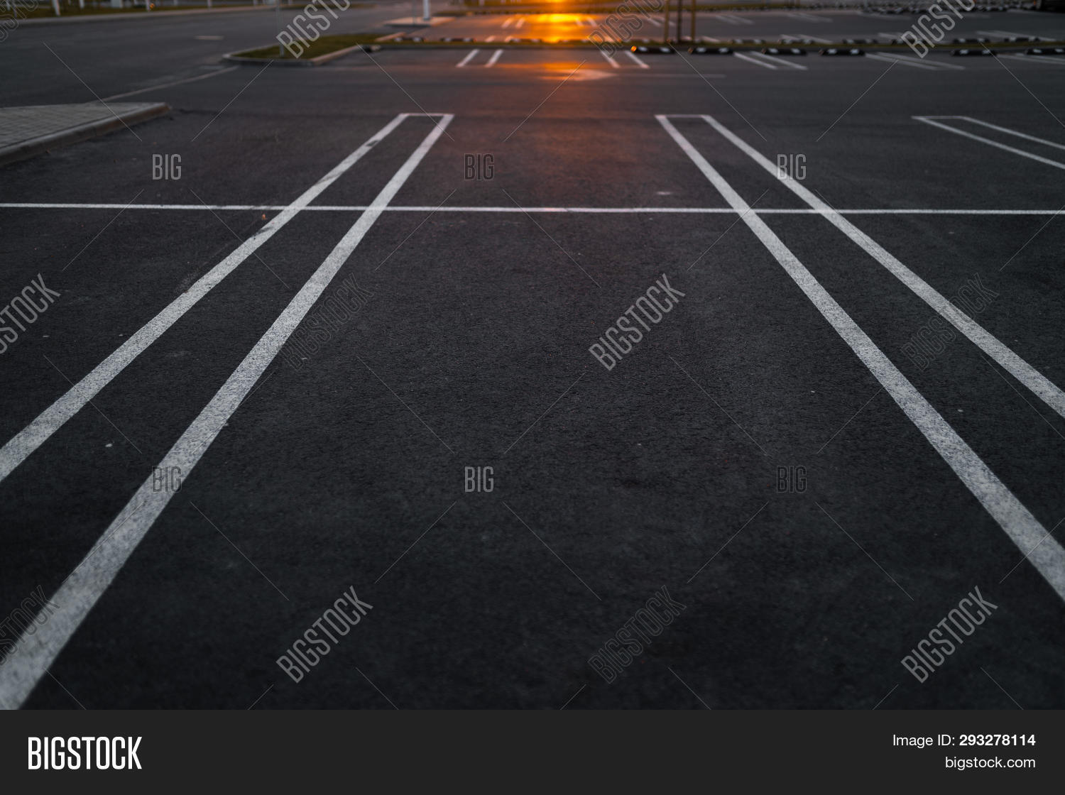 Big empty parking lots near me