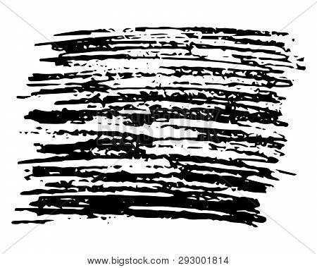 Sketch Scribble Smear Rectangle. Hand Drawn Pencil Scribble. Vector Illustration.