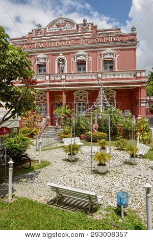 Olinda, Brazil - 25 January 2019: University Of Olinda On Brazil