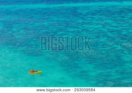 February 2019. Ko Lipe Tarutao National Marine Park Thailand. A View Of Snorklers In Ko Lipe Tarutao