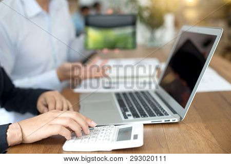 Businessman Working The Business Plan  And Analysis