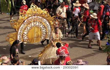Sinulog Cebu Parade Filippinsk katolsk hengivne