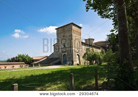 Panocchia vár. Emilia-Romagna. Olaszország.
