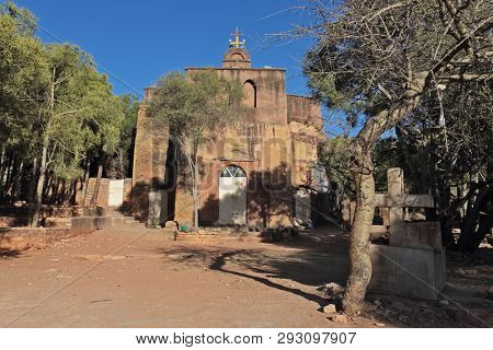 The rock-hewn church of Wukro Cherkos in Ethiopia
