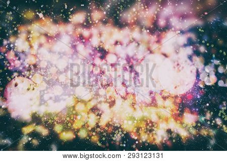 Bokeh Light Background, Christmas And New Year Holidays Background
