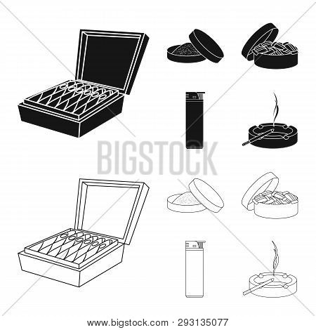 Vector Design Of Refuse And Stop Icon. Set Of Refuse And Habit Vector Icon For Stock.