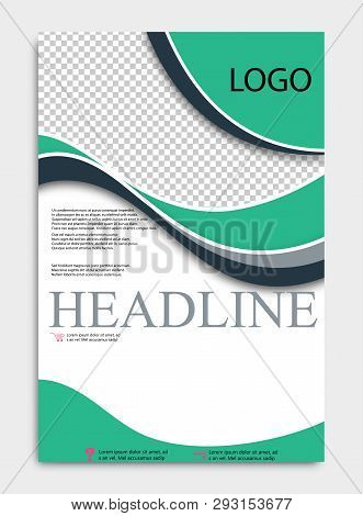 Abstract Flyer Design Background. Brochure Template. Emplate, Geometric