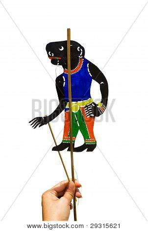 Marionetas tailandesas jugando