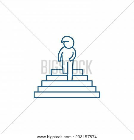Yearning Line Icon Concept. Yearning Flat  Vector Symbol, Sign, Outline Illustration.