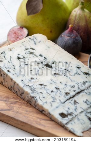 Gorgonzola Picant Italian Blue Cheese, Made From Unskimmed Cow's Milk In North Of Italy
