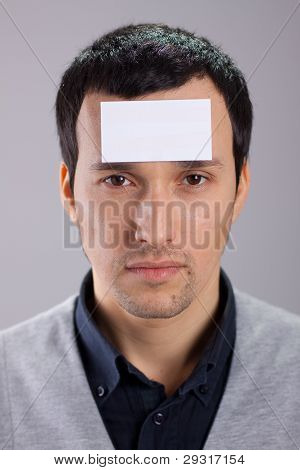 biglietto da visita sul fronte