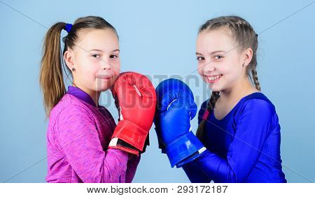 Friendship As Battle And Competition. Pass Boxing Challenge. Test For Fortitude. Female Friendship. 