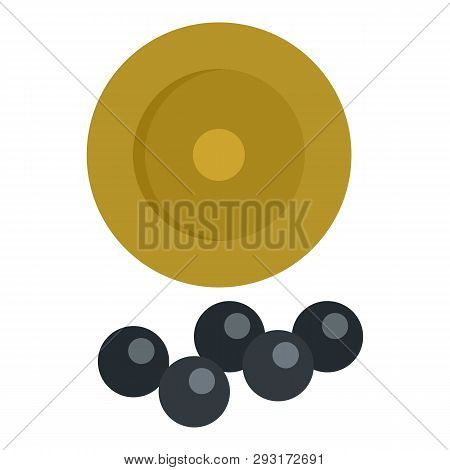Cartridge Balls Icon. Flat Illustration Of Cartridge Balls Vector Icon For Web Design
