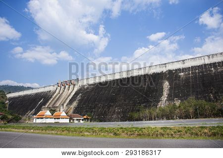 Khun Dan Prakan Chon Dam Was Formerly Named Khlong Tha Dan Reservoir At Ban Tha-dan In Hin Tang Subd