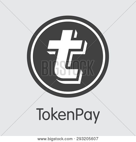 Tpay - Tokenpay. The Market Logo Of Coin Or Market Emblem.