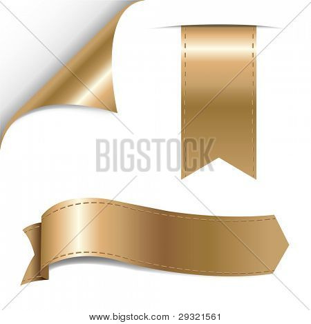 Set di nastri d'oro
