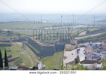 General Views Of The Walled City In Elvas. Nature, Architecture, History, Street Photography. April 