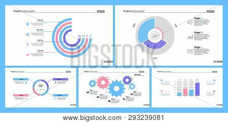 Business Infographic Presentation Slide Design Set Can Be Used For Workflow Layout, Annual Report, W
