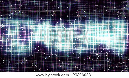 Imitation Of Star Clowd, Universe Cosmic Style Design With Many Particles, 3d Rendering Background
