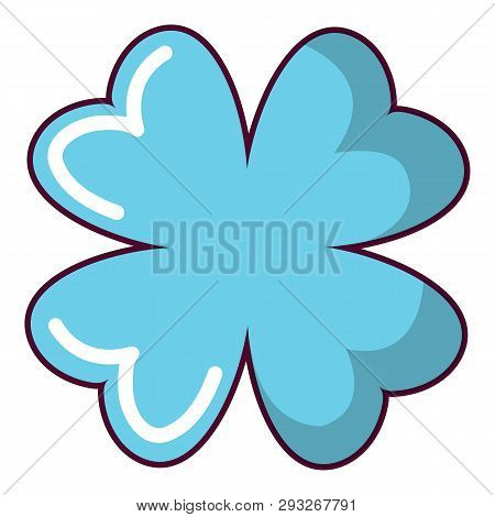 Quatrefoil Leaf Icon. Cartoon Illustration Of Quatrefoil Leaf Icon For Web