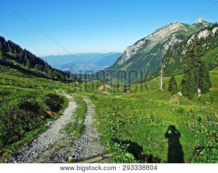 Alpine Peak Margelchopf Above The Voralpsee Lake And In The Alviergruppe Mountain Range - Canton Of 