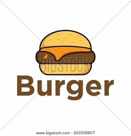 Burger Icon Isolated On White Background. Burger Icon Simple Sign. Burger Icon Trendy And Modern Sym