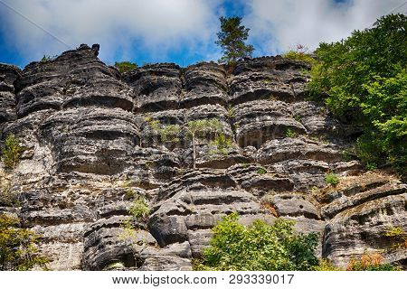 Pravcicka Brana Natural Landscape From Czech Republic