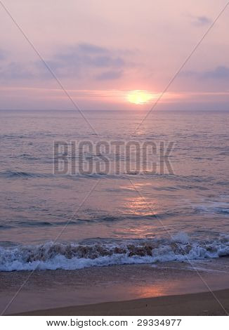 Belo pôr do sol