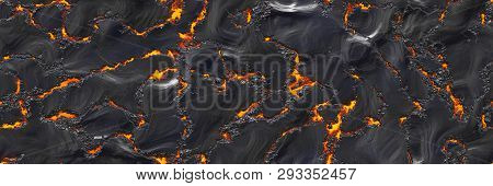 Seamless Magma- Large File. Destroy Molten- Fluid Metal