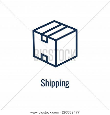 Shipping And Receiving Icon Set W Boxes, Warehouse, Checklist, Etc