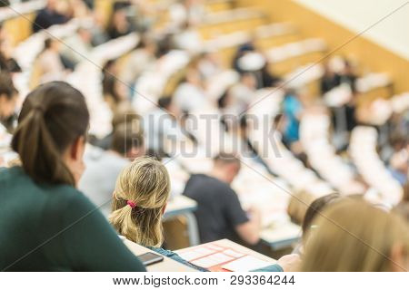 Participants Attending Regulartrade Union Assembly Session At Lecture Room.