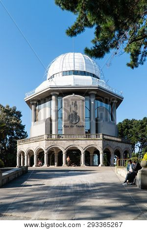Coruna, Spain; April 01 2019: Casa De Las Ciencias Or House Of Sciences Museum Building On Sunny Day