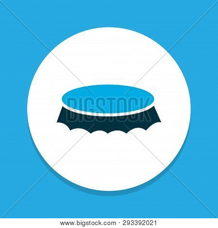 Bottle Cap Icon Colored Symbol. Premium Quality Isolated Bottle Lid Element In Trendy Style.