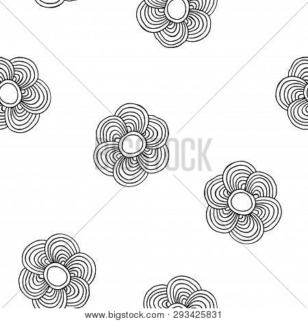Floral Seamless Pattern. Plant Texture For Fabric, Wrapping, Wallpaper And Paper.