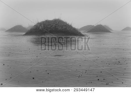 Mystic Landscape Of Stokksnes Close To Höfn On At Dusk, Iceland, Europe