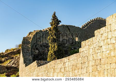 View Of Numao Castle. Council Of Vila Nova De Foz Coa. Portugal. Douro Region.