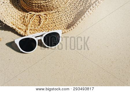 Tropical Beach On Vacation Time, Summer Concept