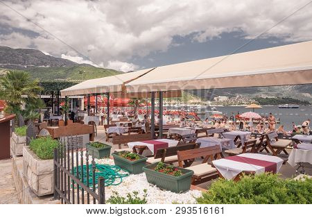 Budva Sea Promenade In Montenegro