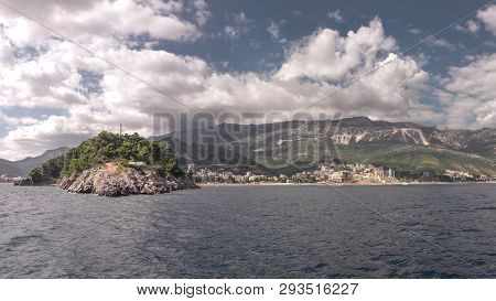 Boat Trip Along The Coast Of Budva In Montenegro