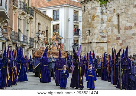 Holy Thursday Procession In Zamora, Spain