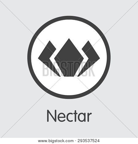 Nec - Nectar. The Icon Of Coin Or Market Emblem.