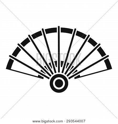 Open Hand Fan Icon. Simple Illustration Of Open Hand Fan Vector Icon For Web Design Isolated On Whit