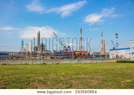 Novomoskovsk, Russia - June 2015: Chemical Plant 