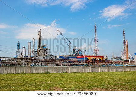 Novomoskovsk, Russia - June 2015: Chemical Plant 