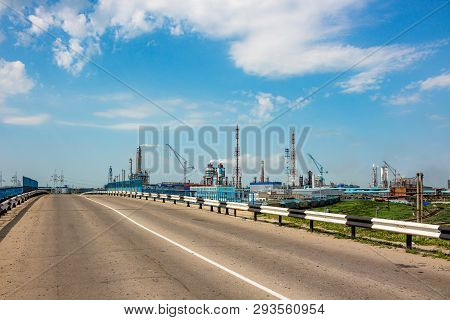 Novomoskovsk, Russia - June 2015: Chemical Plant 
