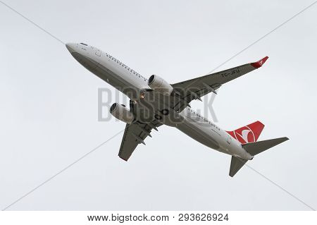 Airplane Takeoff From Airport