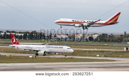 Airplane Landing To Airport