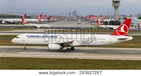 Airplane Takeoff From Airport