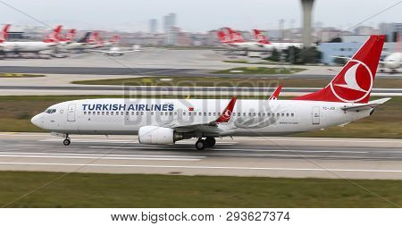 Airplane Takeoff From Airport